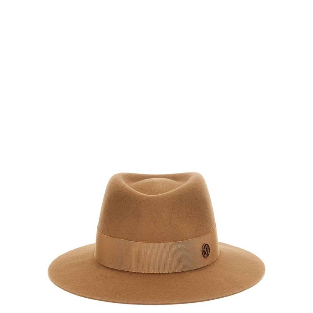 Maison Michel Brown Wool Women's Fedora